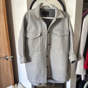 Gray Women's Shacket